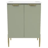 Timberline Nevada 600mm Freestanding Vanity with Ceramic Countertop