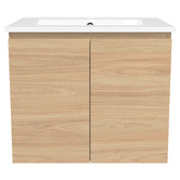 Timberline Nevada 600mm Wall Hung Vanity with Ceramic Countertop
