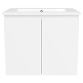 Timberline Nevada 600mm Wall Hung Vanity with Ceramic Countertop