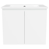 Timberline Nevada 600mm Wall Hung Vanity with Ceramic Countertop