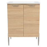 Timberline Nevada 600mm Freestanding Vanity with Ceramic Countertop