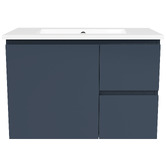 Timberline Nevada 750mm Wall Hung Vanity with Ceramic Countertop