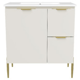 Timberline Nevada 750mm Freestanding Vanity with Ceramic Countertop