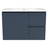 Timberline Nevada 750mm Wall Hung Vanity with Ceramic Countertop