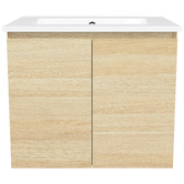 Timberline Nevada 600mm Wall Hung Vanity with Ceramic Countertop