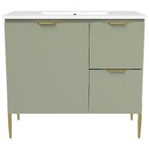 Timberline Nevada 900mm Freestanding Vanity with Ceramic Countertop