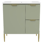 Timberline Nevada 750mm Freestanding Vanity with Ceramic Countertop