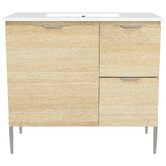 Timberline Nevada 900mm Freestanding Vanity with Ceramic Countertop