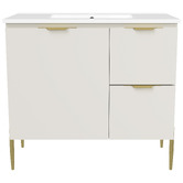 Timberline Nevada 900mm Freestanding Vanity with Ceramic Countertop