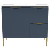 Timberline Nevada 900mm Freestanding Vanity with Ceramic Countertop