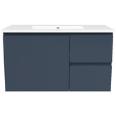 Timberline Nevada 900mm Wall Hung Vanity with Ceramic Countertop