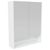 Timberline Sanremo 600mm Mirrored Shaving Cabinet with Open Shelf