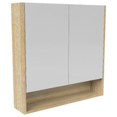 Timberline Sanremo 750mm Mirrored Shaving Cabinet with Open Shelf