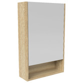 Timberline Sanremo 475mm Mirrored Shaving Cabinet with Open Shelf