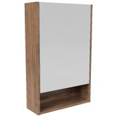 Timberline Sanremo 475mm Mirrored Shaving Cabinet with Open Shelf