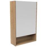 Timberline Sanremo 475mm Mirrored Shaving Cabinet with Open Shelf