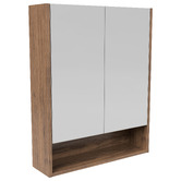 Timberline Sanremo 600mm Mirrored Shaving Cabinet with Open Shelf