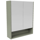 Timberline Sanremo 600mm Mirrored Shaving Cabinet with Open Shelf