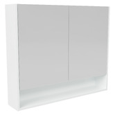 Timberline Sanremo 900mm Mirrored Shaving Cabinet with Open Shelf