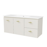 Timberline Florida Ensuite 1000mm Wall Hung Vanity with Ceramic Countertop