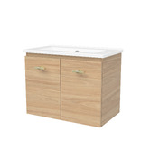 Timberline Florida Ensuite 600mm Wall Hung Vanity with Ceramic Countertop