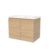 Timberline Florida Ensuite 600mm Wall Hung Vanity with Ceramic Countertop