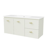 Timberline Florida Ensuite 1000mm Wall Hung Vanity with Ceramic Countertop