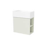 Timberline Lottie 480mm Wall Hung Small Space Vanity with Ceramic Countertop