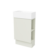 Timberline Lottie 480mm Freestanding Small Space Vanity with Ceramic Countertop