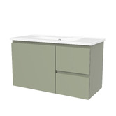 Timberline Florida Ensuite 800mm Wall Hung Vanity with Ceramic Countertop