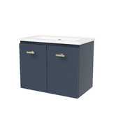 Timberline Florida Ensuite 600mm Wall Hung Vanity with Ceramic Countertop