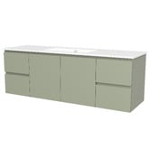 Timberline Nevada 1500mm Wall Hung Vanity with Ceramic Countertop