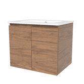 Timberline Nevada 600mm Wall Hung Vanity with Ceramic Countertop
