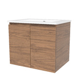 Timberline Nevada 600mm Wall Hung Vanity with Ceramic Countertop