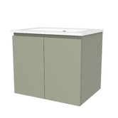 Timberline Nevada 600mm Wall Hung Vanity with Ceramic Countertop