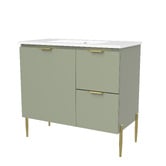 Timberline Nevada 900mm Freestanding Vanity with Ceramic Countertop