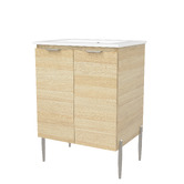 Timberline Nevada 600mm Freestanding Vanity with Ceramic Countertop