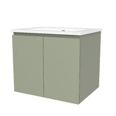 Timberline Nevada 600mm Wall Hung Vanity with Ceramic Countertop