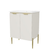 Timberline Nevada 600mm Freestanding Vanity with Ceramic Countertop