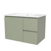 Timberline Nevada 750mm Wall Hung Vanity with Ceramic Countertop