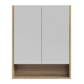 Timberline Sanremo 600mm Mirrored Shaving Cabinet with Open Shelf