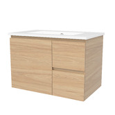 Timberline Nevada 750mm Wall Hung Vanity with Ceramic Countertop
