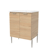 Timberline Nevada 600mm Freestanding Vanity with Ceramic Countertop
