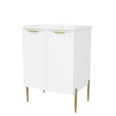 Timberline Nevada 600mm Freestanding Vanity with Ceramic Countertop