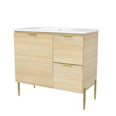 Timberline Nevada 900mm Freestanding Vanity with Ceramic Countertop