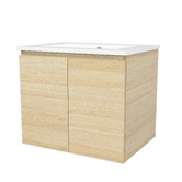 Timberline Nevada 600mm Wall Hung Vanity with Ceramic Countertop