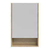 Timberline Sanremo 475mm Mirrored Shaving Cabinet with Open Shelf