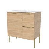 Timberline Nevada 750mm Freestanding Vanity with Ceramic Countertop