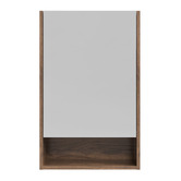 Timberline Sanremo 475mm Mirrored Shaving Cabinet with Open Shelf