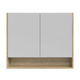 Timberline Sanremo 900mm Mirrored Shaving Cabinet with Open Shelf